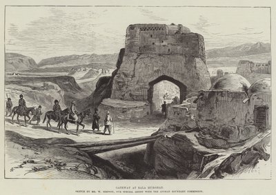 Puerta en Bala Murghab de William Crimea Simpson